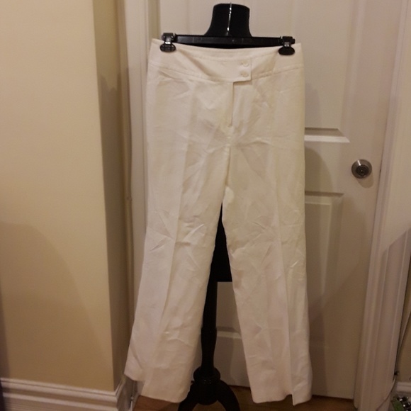 Anne Klein Pants - Ann Klein White Dress Pants